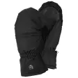 Svarte skivotter for dame fra Hestra, modellen Primaloft Leather, produktbilde